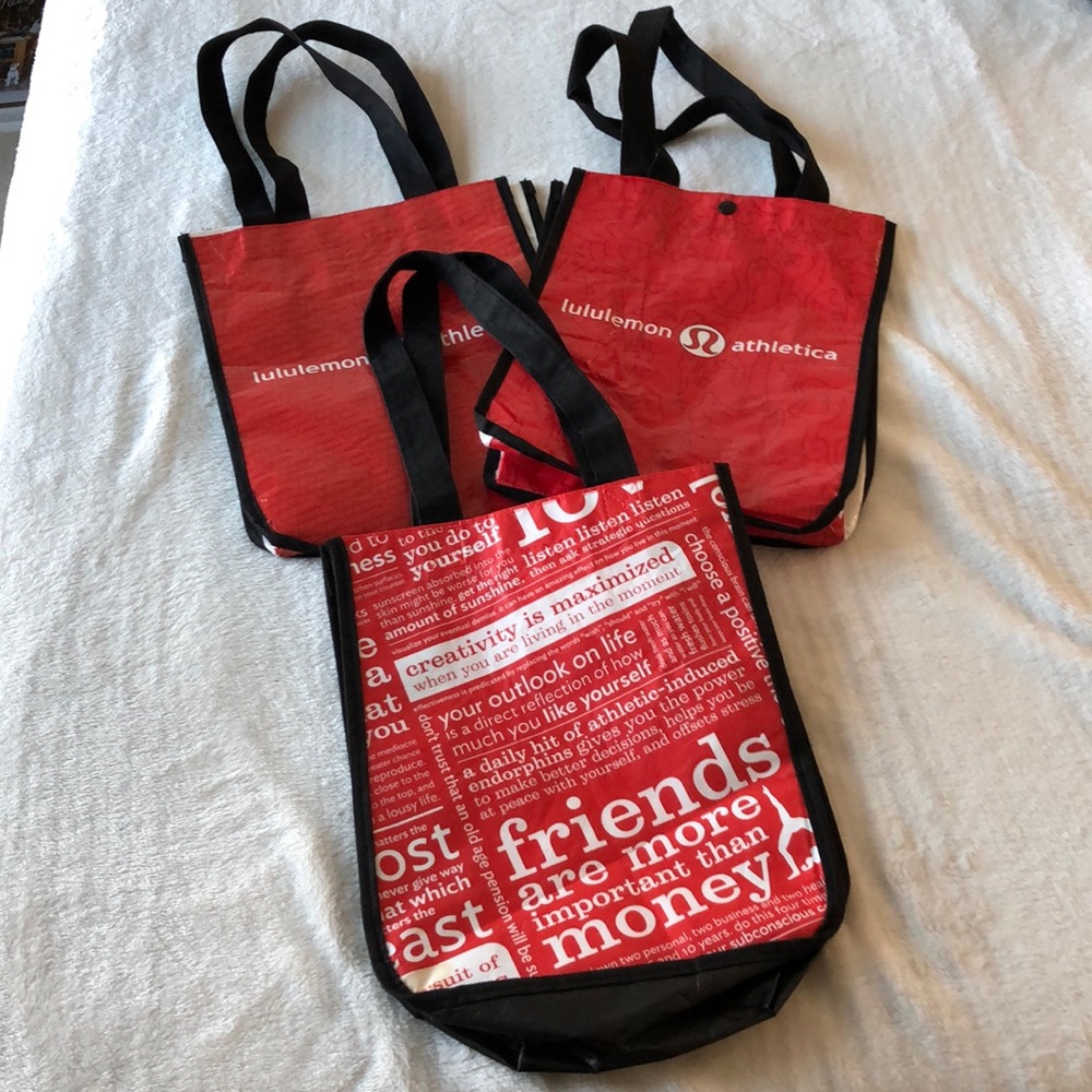 Lululemon Bundle of 3 Reusable Bags